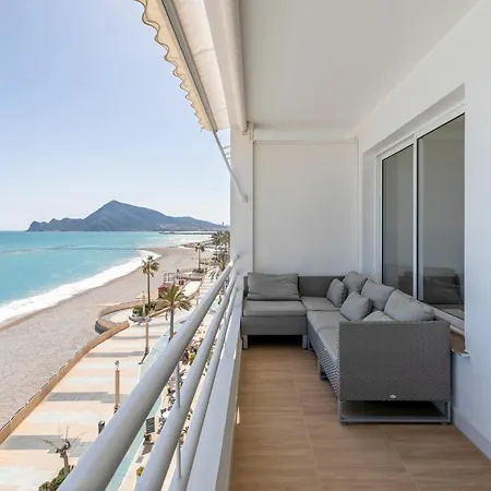 Lovely Beachfront Apartment With Panoramic Views Altea Exterior foto